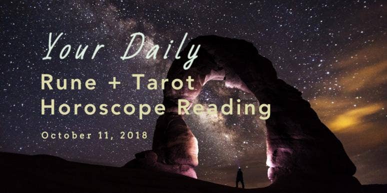 Daily Love Rune And Tarot Horoscope Forecast For Today 10 11 2018 By